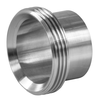 Steel & Obrien 2-1/2" Threaded Bevel Seat x Weld End - 1-3/4" Long 316SS L15A7-2.5-316